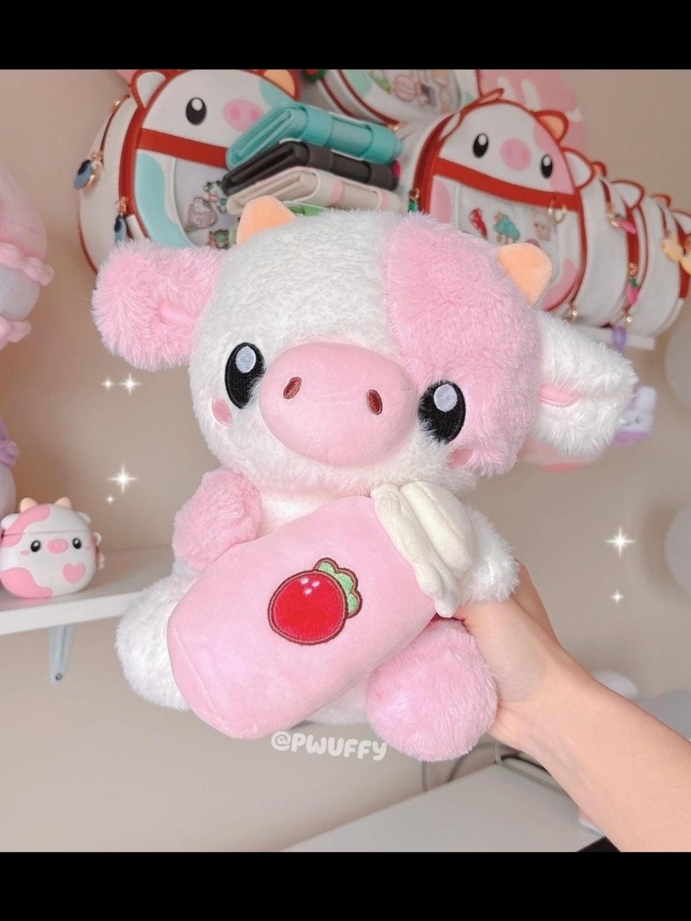 Pwuffy's Connie The Cow 10" Plushie!